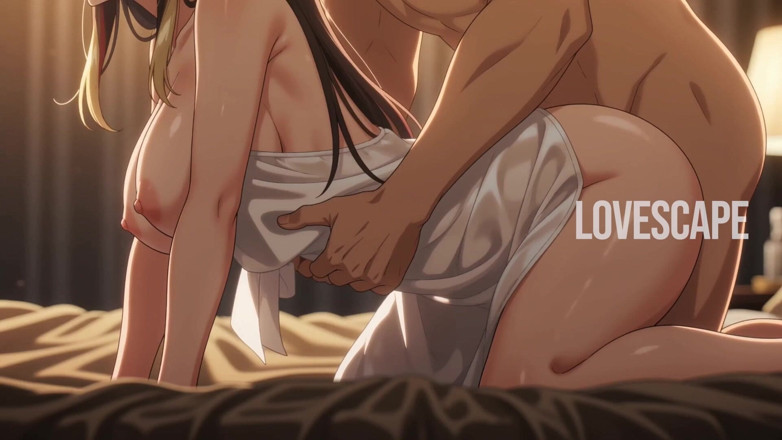 Lovescape: Hentai Babe touží po velkém ptákovi od skutečného muže (ai)