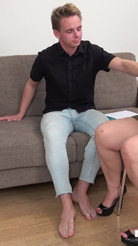 Her First Casting with a New Boy - Mamscasting
