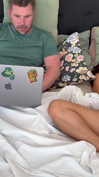 MILF Gets Bored While Husband Works and She Takes Care of Business