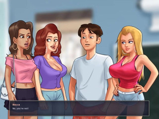 Miss Kitty 2K: Summertimesaga They Fight to Show Me Their Titties Part 44