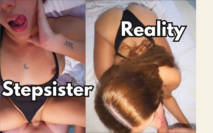 Love stepsister: Azgın üvey kız kardeş azgın üvey kardeşinin sıkı amını germesine izin veriyor...