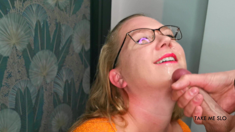 TakeMeSlo: I Din't Expect That Much Cum - POV Blowjob and Facial