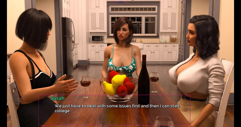 Visual Novels: Stai zitta e balla - Parte 21 - conversazione serale con belle ragazze