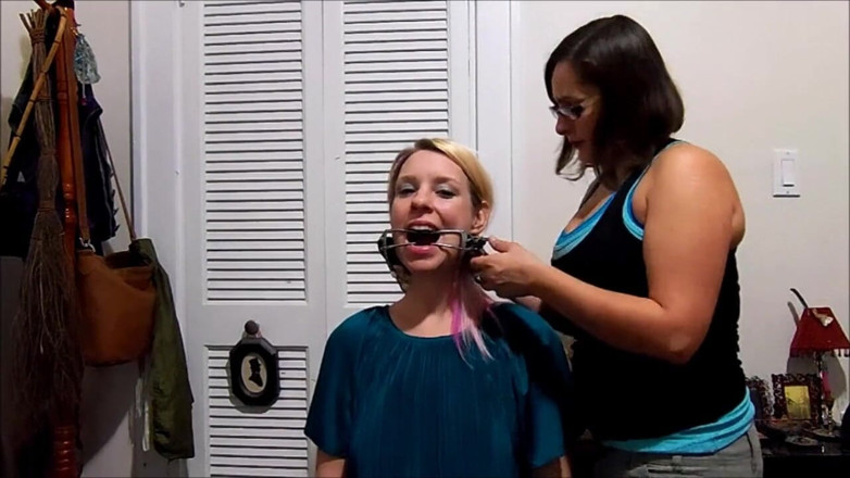 Selfgags classic: The Gag Training Of Dolly - part 2
