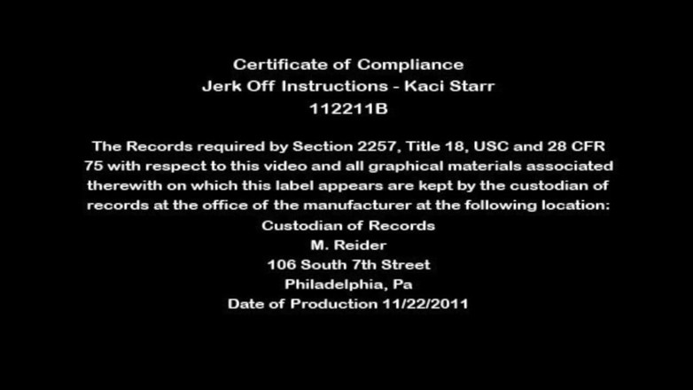 Eros JOI - Liberated Eye: Kaci Starr Giving You Jerk off Instructions