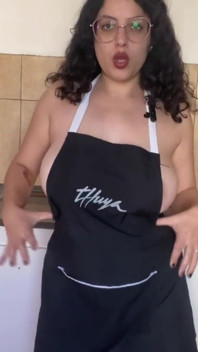 Cooking with Little Clothing