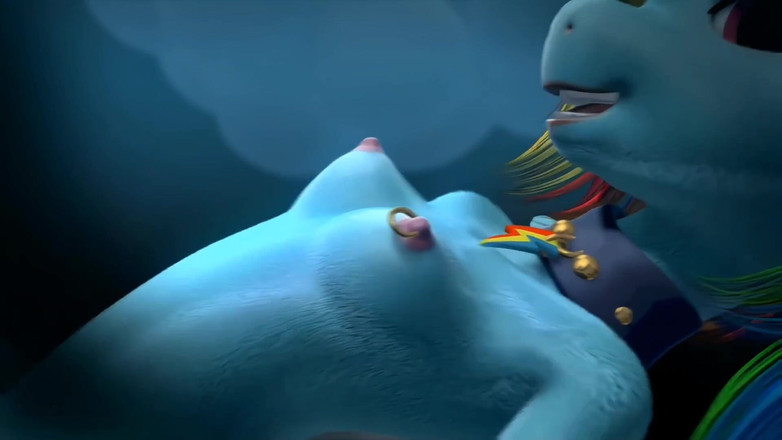 Velvixian 3 Furry: My Little Pony - Rainbow Dash (bez zvuku) (chlupatý sex)