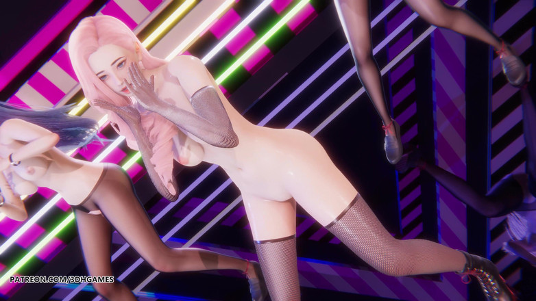3D-Hentai Games: [mmd] Viviz - Bopbop Ahri Kaisa Seraphine Sexy Kpop Dance 4K 60fps