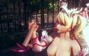 H3DC: 3D Hentai Overwatch Mercy Jerking off Your Cock
