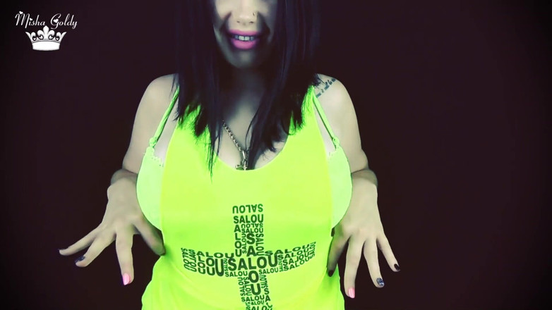 Goddess Misha Goldy: Findom home wrecker tits &amp; your wife humiliation !