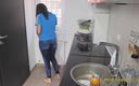 Pee Adventures: Smoking a cigarette in the kitchen and wet my jeans