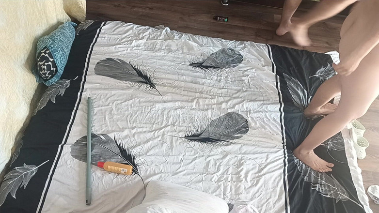 Mirsur: Amatör bir çiftle yatak odasında ön sevişme.