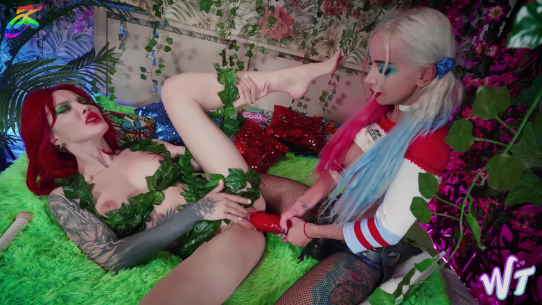 WildTali: Harley Quinn Gets Fucked Hard by Poison Ivy