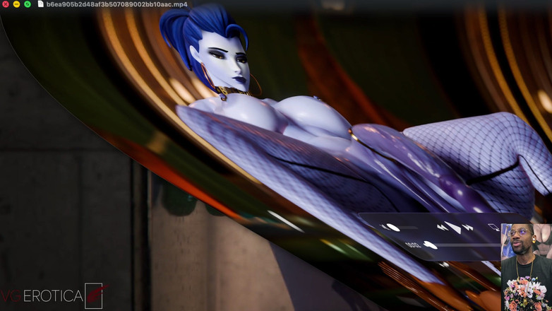 L6RD7BLU3 FUTA: Grande vedova cazzo transgender cavalca il cazzo di Pharah, vedova...