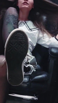 Anime Schoolgirl POV Sneakers and Feet Domination