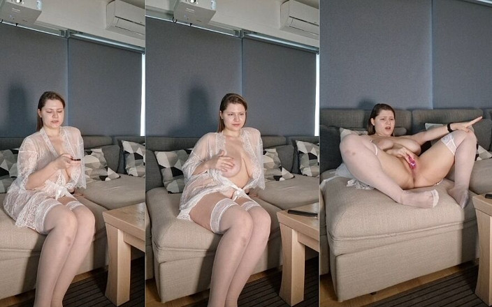 Tina Angel: 내 자신의 비디오에 나를 사정하는 걸 지켜봐 - 여자화로 사정하는 나쁜 학생 BG 비디오