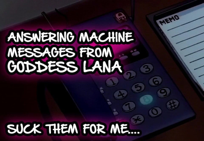 Campsissyboi: AUDIO ONLY - Answering machine messages 1 suck them for me