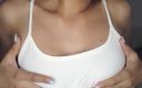 Samary: Vacker mager 18 -årig kvinna läcker video i underkläder