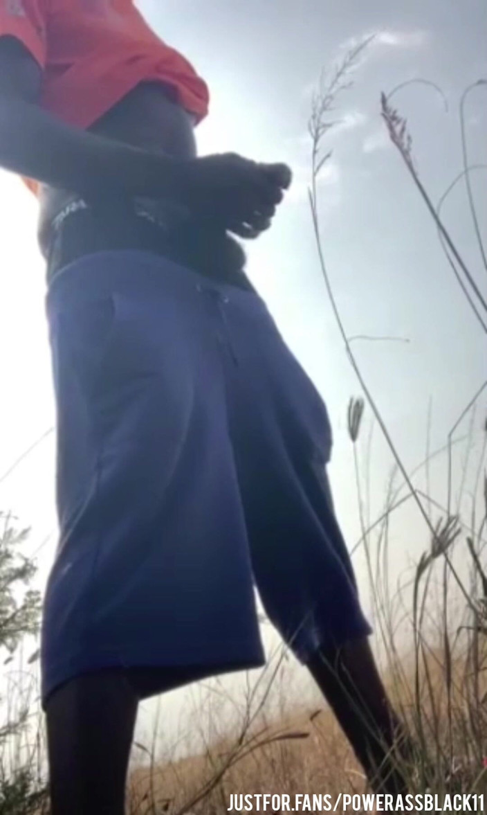 WildFreakBottom: Masturbating Alone Intensely in the Bush