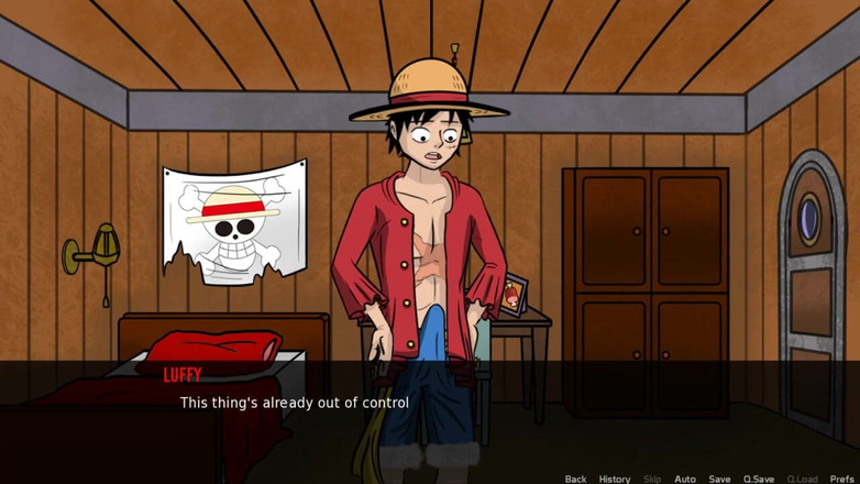 LoveSkySan69: Один кусок похоть (одна часть) V1.6, часть 3 Nico Robin, обнаженное тело принимает солнце