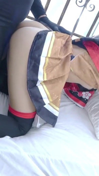 Cosplay Adult Woman Threesome Sex with Two Partners Group Scene