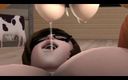 Velvixian 3D: Peras susu wanita yang lagi sange berat di overwatch