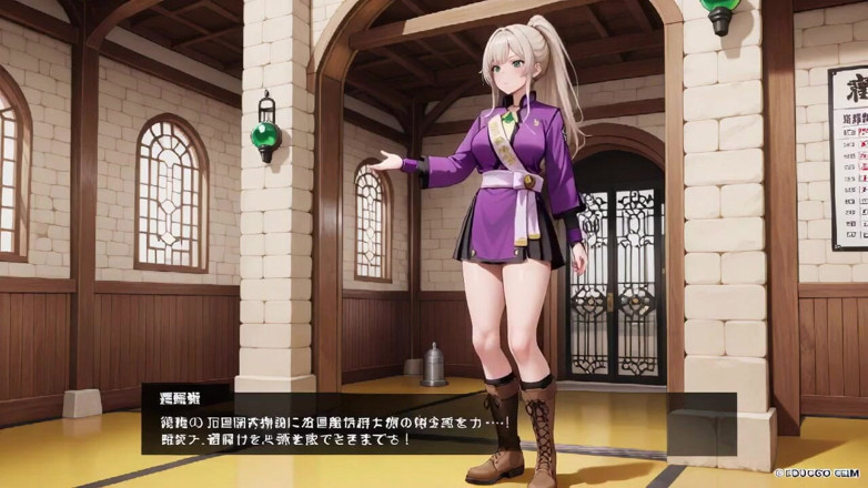 Tay Swift X: Purple Kimono Warrior! Forbidden Teasing in the Japanese Dojo. Kneeling...