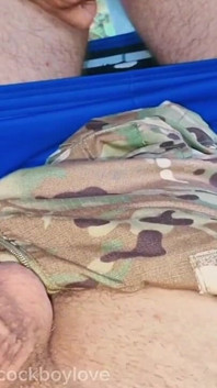 Soldiers Sucked Each Other's Dicks in Public Until They Cummed in Their Mouths.