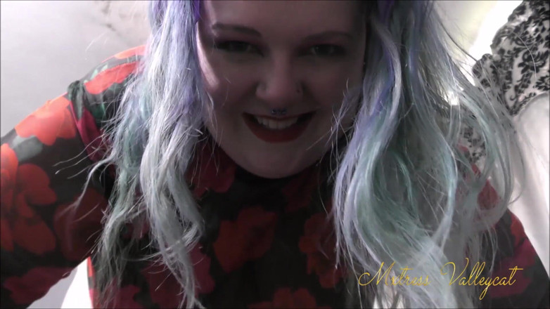 Mxtress Valleycat: Long black nails on mesh bodysuit tease