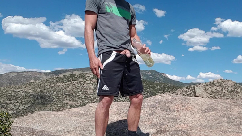 Lapetus: Pouring piss all over my shorts on a hike