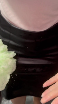 My Step Mom Made Me Wash Myself and Cum!