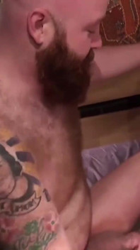 BEARFILMS - Bears Gruff Hunter and Tate Taylor bareback hard