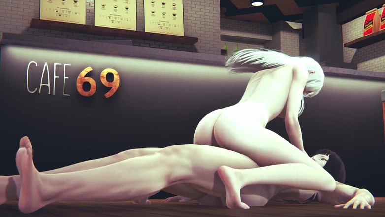 Wraith Futa: Sofia Valmet a Koko Hekmatyar v Cafe 69 | Jormung a Hentai...