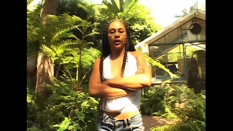 The Africans: Дівчина-вершниця насолоджується життям