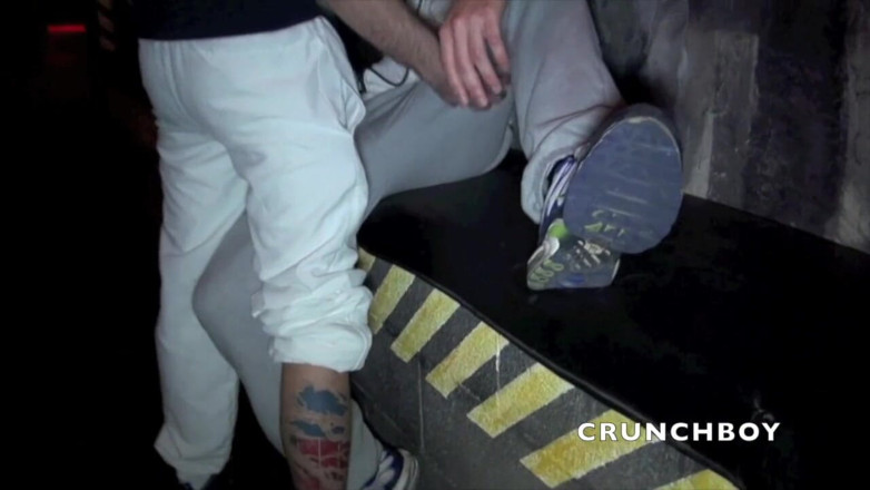 Crunch Boy: 2 scally boys fuck in a cruising