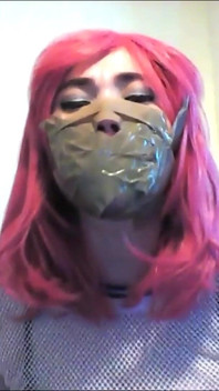 Misha Mayfair v: Ponožkami naplněná tape Gag Talker!