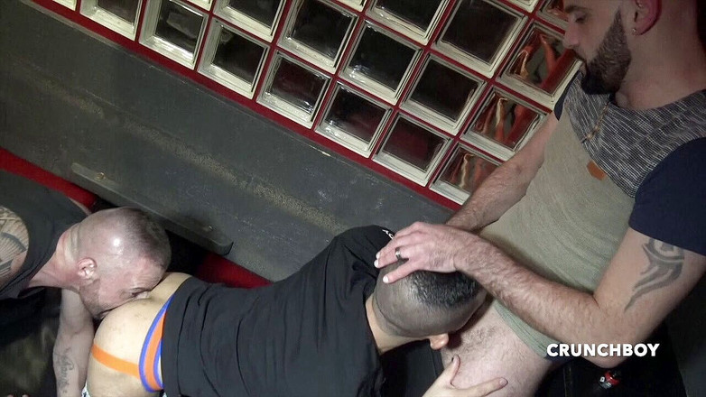 Raw French Bad boys: Young French slut used raw by two straight boys