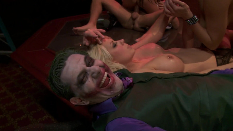 CBD Media: Batman joker and catwoman having orgy in the club.