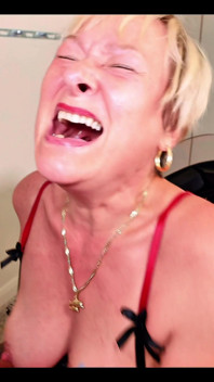 Slutty Oma Sucks Cock and Gets Fuck by Biker