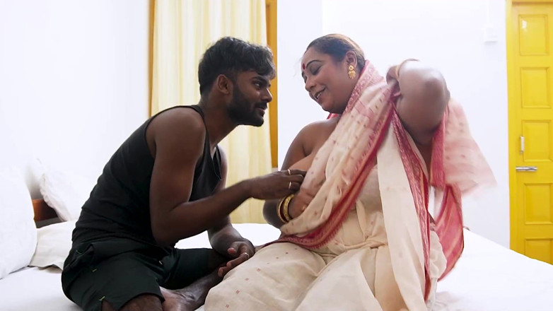 Xtramood: Stepgrandma and Stepgrandson Hardcore Sex - Bengali Fun Talking and Clear...