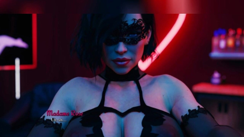 3DXXXTEEN2 Cartoon: Patah hati dan tante seksi di bar. Seks kartun porno 3D