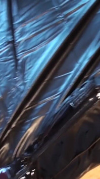 Latex Danielle masturbating in army catsuit