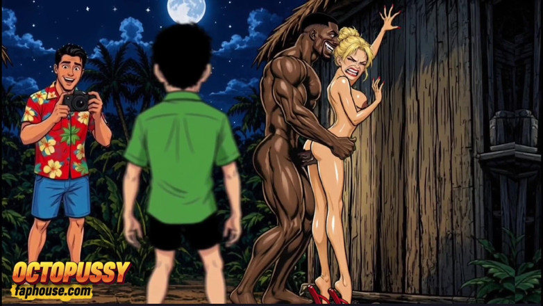 Octopussy Lovers Club: Jealous Wife Had Crazy Sex in the Jungle. Wife Publicly...