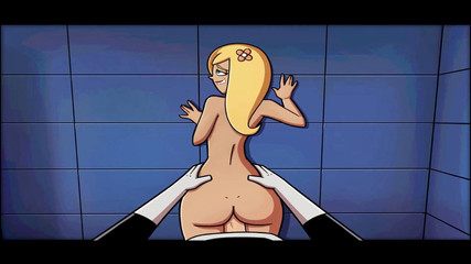 Hentai World: Amity Park hete neukpartij onder de douche