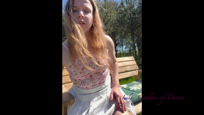 Lily, Goddess of Desire: Stepdaughter in college Uniform Makes You Sit at Her Feet...