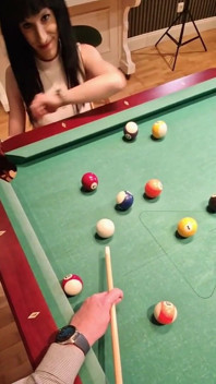 Lets Play, Honey, Tranny Girl Fucked on the Pool Table!! Completely in POV