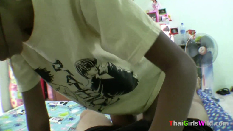 Thai Girls Wild: Creampie for skinny asian teen named Tong