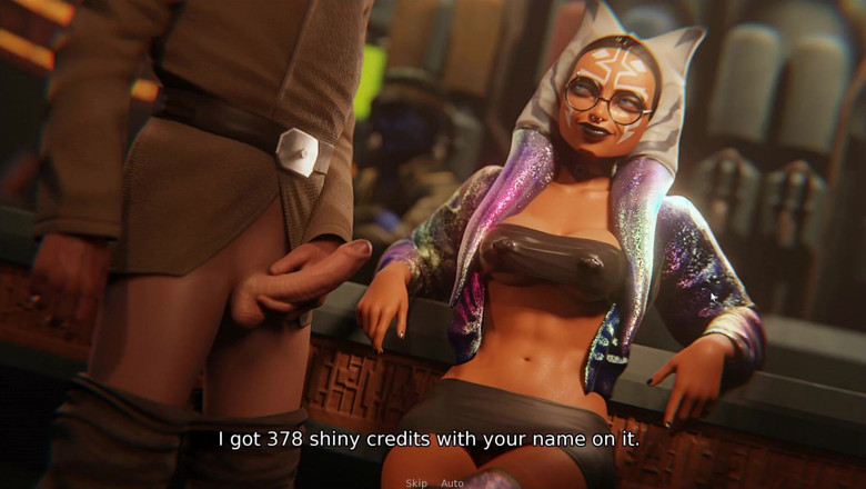 Cumming Gaming: Parodi Hentai Permainan Ahsoker Ep.1 Dia Menghisap Zakar Untuk Membayar...