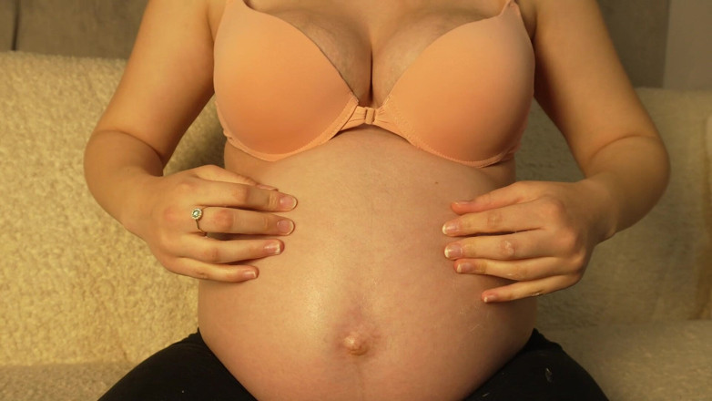 AmayaMori: I'll Show You My Big Pregnant Belly From Different Positions