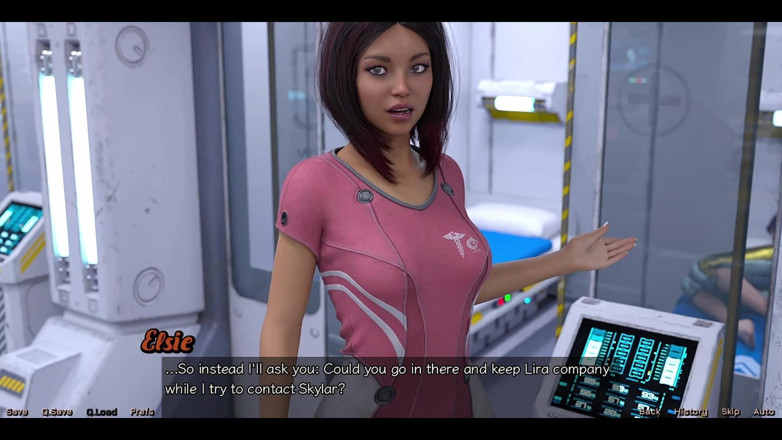 AVN Teller: Stranded in Space - Shy Emo Girl Needs Help